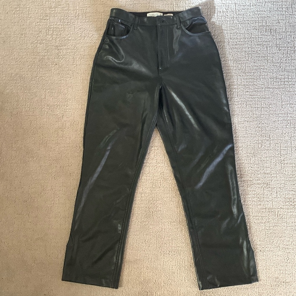 NWT Abercrombie and Fitch vegan leather pants